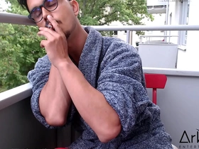 Cigarette smoking compiliation cam model straight man