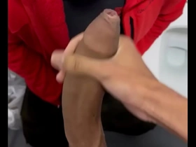 Sucking a hot brasilian twink with huge tool at shopping toilet #zenkiamateur1