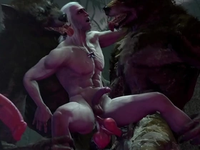 Preview: werewolf and geralt