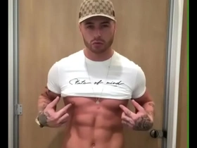 Big dick guy showing off