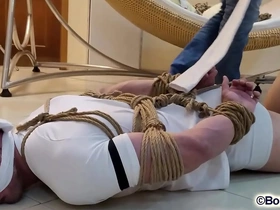 Watch peter barefoot sockgagged struggling helpless